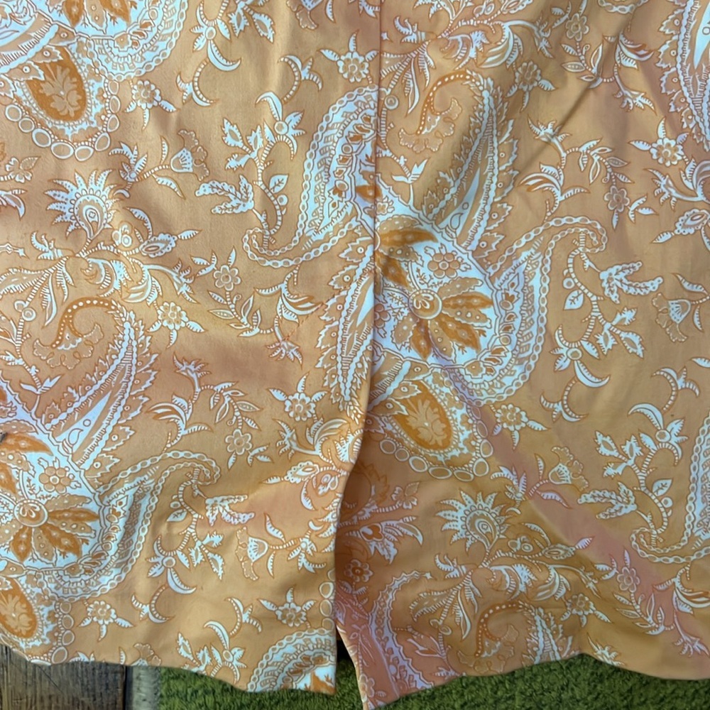 Orange Paisley Skirt - Picture 4 of 5